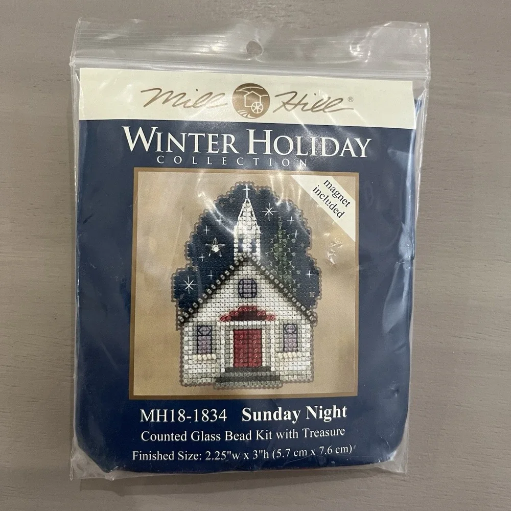 Mill Hill Glass Bead Kit MH18-1834 Sunday Night